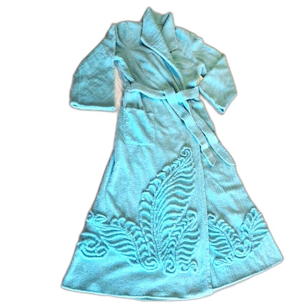 Elegant Aqua Robe
